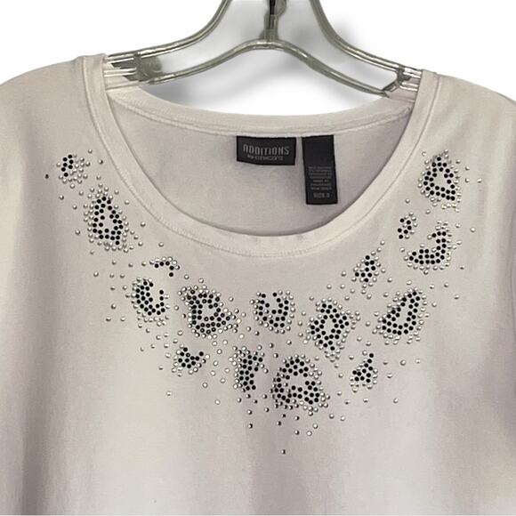 Additions by Chico’s rhinestone embellished T-shirt - Picture 4 of 5